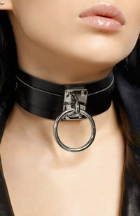 Leather Neck Harness Choker Necklace - PureDiva