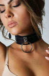 Leather Neck Harness Choker Necklace - PureDiva