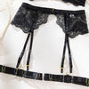 Love Tease Lace Bra and Garter Set