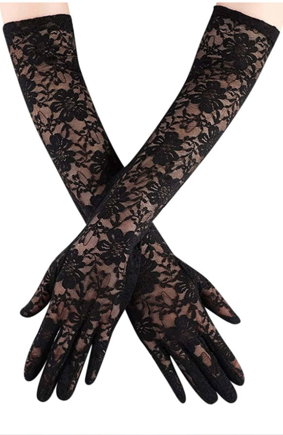 Lace Erotic Miriam Gloves